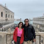 Marlene and Jeff are happy to be in Venice.
