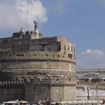 2nd century Castel Sant' Angelo, one-time tomb to Emperor Hadrian.