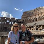 Janet and Kevin in the Colosseum.