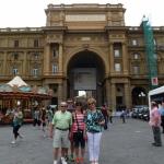 Piazza Republica in Florence.
