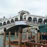 The Rialto Bridge in Venice.