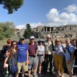 Inside the Roman Forum.