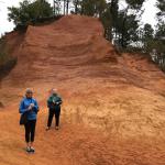 Pam and Marie enjoying the Ochre trail.
