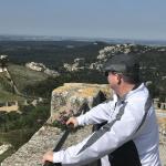 John enjoys an amazing view.