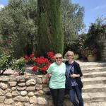 Pam and Marie at Chateau d' Estoublon.