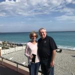 Marie and Fred on the French Riviera.