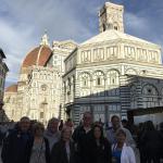 The Florence Duomo and Baptistery.