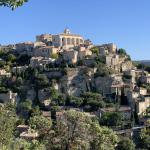 The Perched Village of Gordes in the Luberon Valley of Provence.