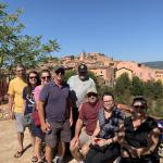 The "red" village of Roussillon.