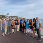 On the Promenade des Anglais in Nice.