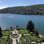 Lake Maggiore and the town of Stresa.