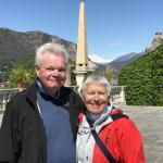 Paul and Barb on Isola Bella.