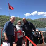 Paul and Barb with our boat captain, Maximilliano.