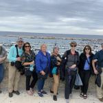 The port town of Otranto and the Adriatic Sea.