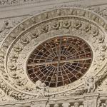 The Rose Window of the church of St. Oronzo.