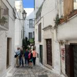 Exploring the streets of Ostuni.