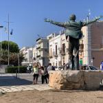 A visit to Polignano a Mare, home to the creator of "Volare", Domenico Modugno.