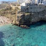 The blue Adriatic at Polignano a Mare.