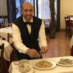 Soloman prepares a perfect dish in Orvieto.