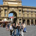 Piazza Republica in Florence.