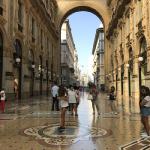 Inside the Galleria in Milan.