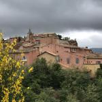 The "red" village of Roussillon.