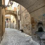 Quaint streets in Orvieto.