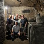 A visit to an underground wine cellar in Orvieto.