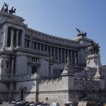 The Victor Emmual Monument at Piazza Venezia.