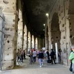 The Vomitorium leading into the arena of the Colosseum.
