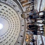 Inside the Pantheon.