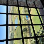 A perfect setting for a wine tasting at Castello Tricerchi near Montalcino.