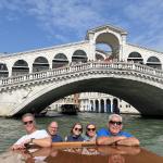 A water taxi ride right under the Rialto Bridge.  What a way to enter Venice.