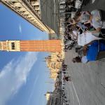 Enjoying music and an aperitivo at Cafe Florian on Piazza San Marco.