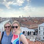 Two lovely ladies with the Grand Canal as a backdrop.