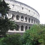 The Roman Colosseum.