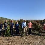 Fun in the Primitivo vineyards.