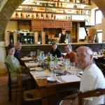 A delicious meal at Taverna Banfi.