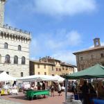 The Piazza Grande in Montepulciano.
