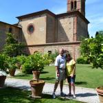 Jeff and Jan enjoy Santa Anna Camprena monastery.