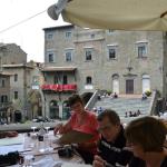 Another delicious lunch in a stunning spot in Cortona.