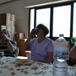 Doing some olive oil tasting.  