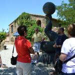 Next it was time to visit a pecorino cheese farm.