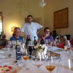 Enjoying your hard work at "The Villa Table" Cooking Class