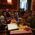 Our welcome meal in Roma.