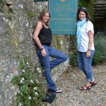 Rhonda and Emily at Castello Verrazzano Winery.