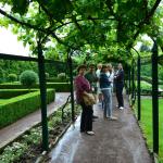 A rainy tour of the gardens.
