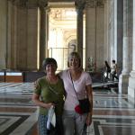 Ruth runs into her flight partner in St. Peter's.  
