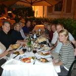 Al Fresco dinner in Roma.