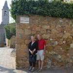 Young lovers in Pienza.